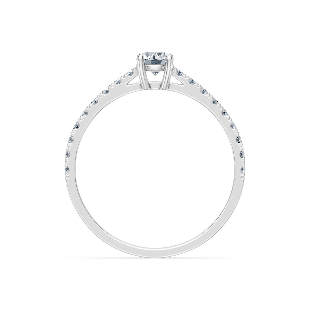 Solitaire Eternity Ring, 0.3 ct — 101-10191(0.30)RN