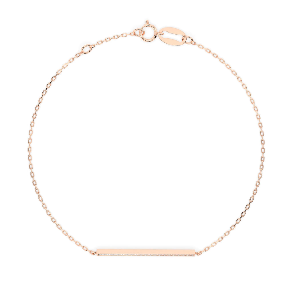 Minimalism Bracelet (Round), 0.1 ct — 105-10017
