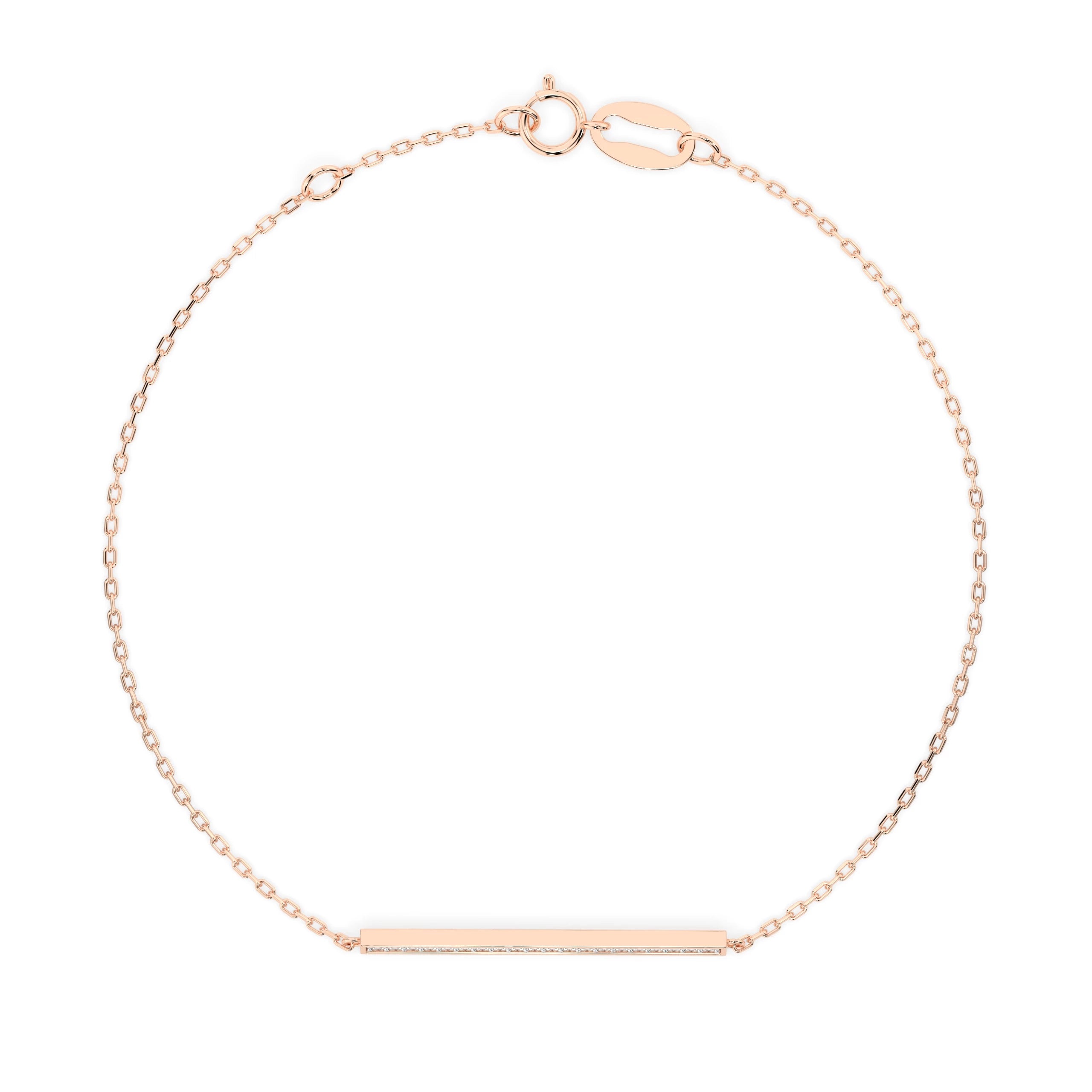 Minimalism Bracelet (Round), 0.1 ct — 105-10017
