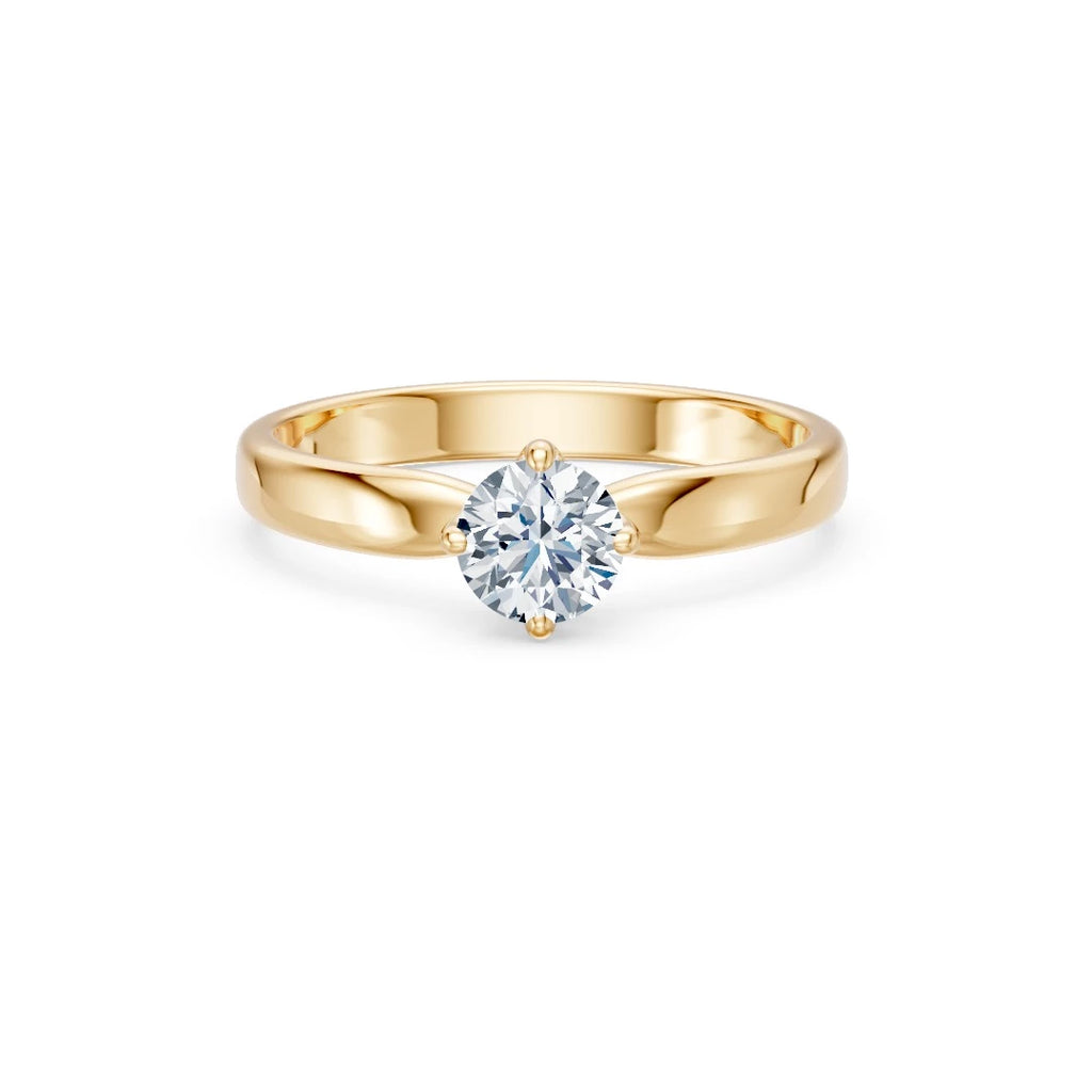 Solitaire Ring, 0.45 ct — 101-10041(4.8)