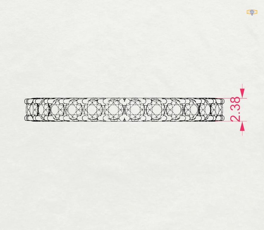 Eternity Ring (Round), 0.42 ct — 101-10112