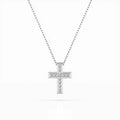 Minimalism Necklace (Round), 0.03 ct — 104-10008