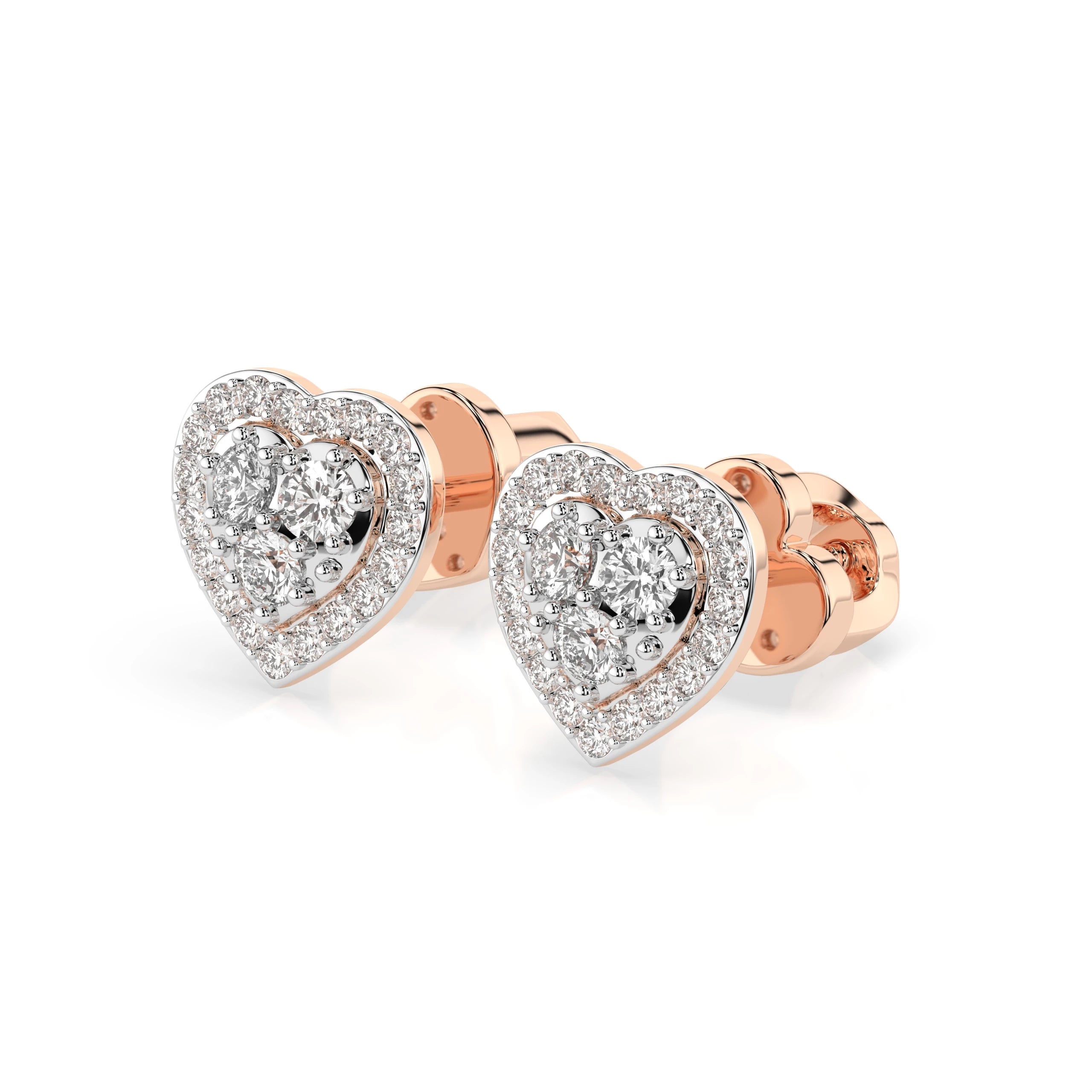 Illusion Earring (Round), 0.17 ct — 102-10096