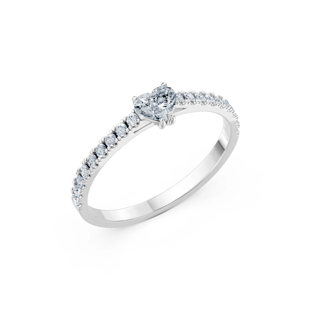 Solitaire Eternity Ring, 0.3 ct — 101-10191(0.30)HRT
