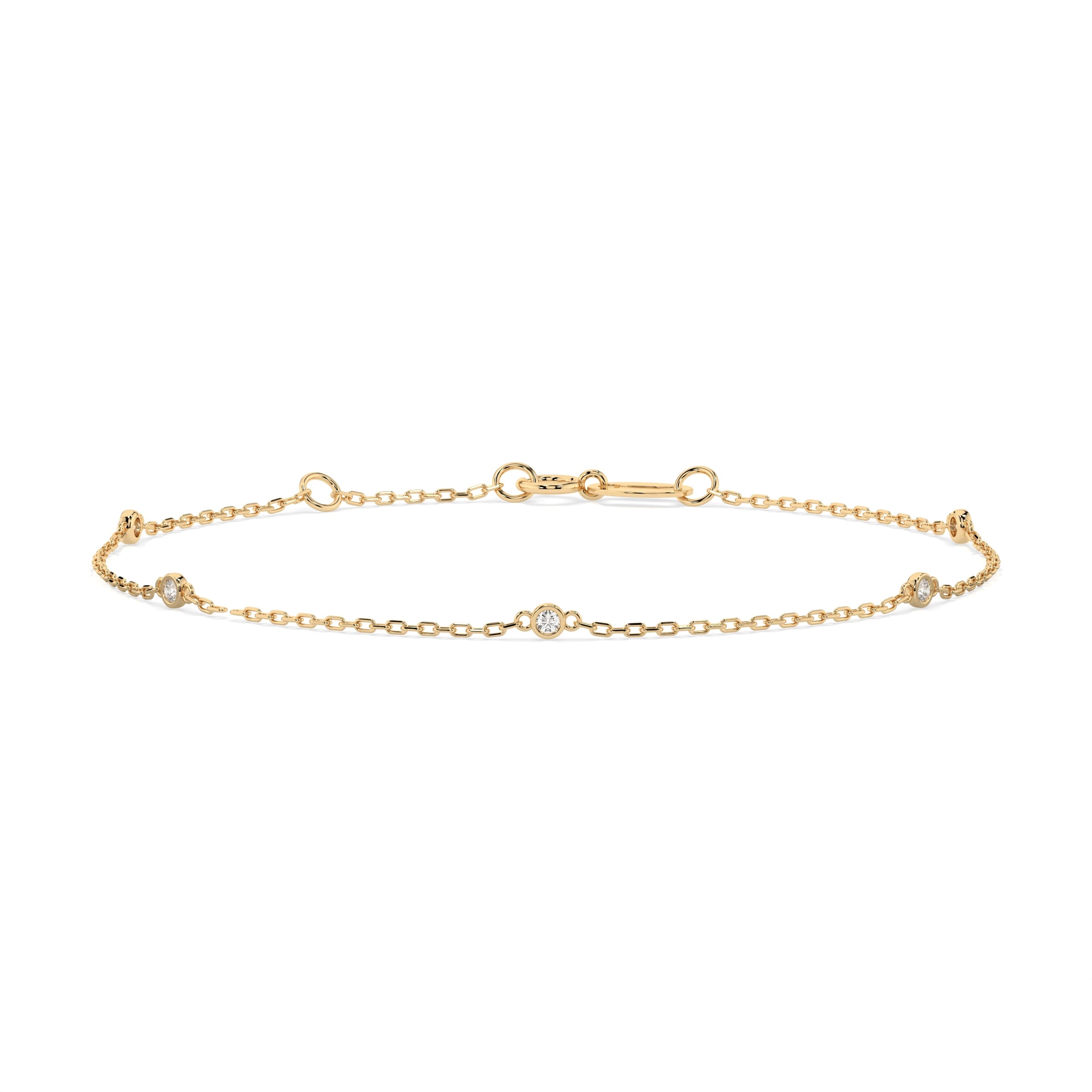 Minimalism Bracelet (Round), 0.07 ct — 105-10008/5(1.4)
