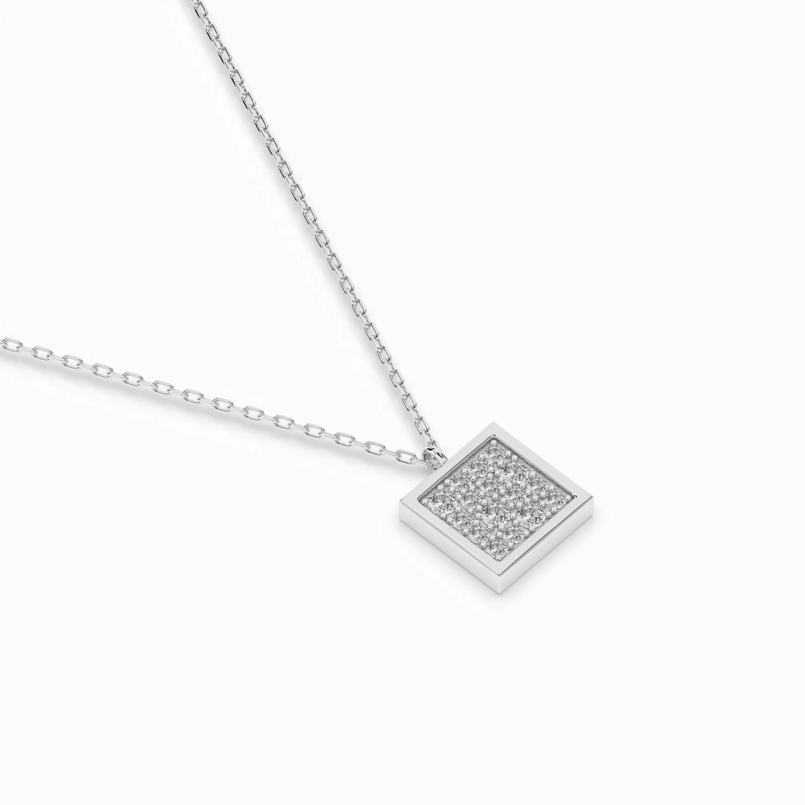 Illusion Necklace (Round), 0.07 ct — 104-10036