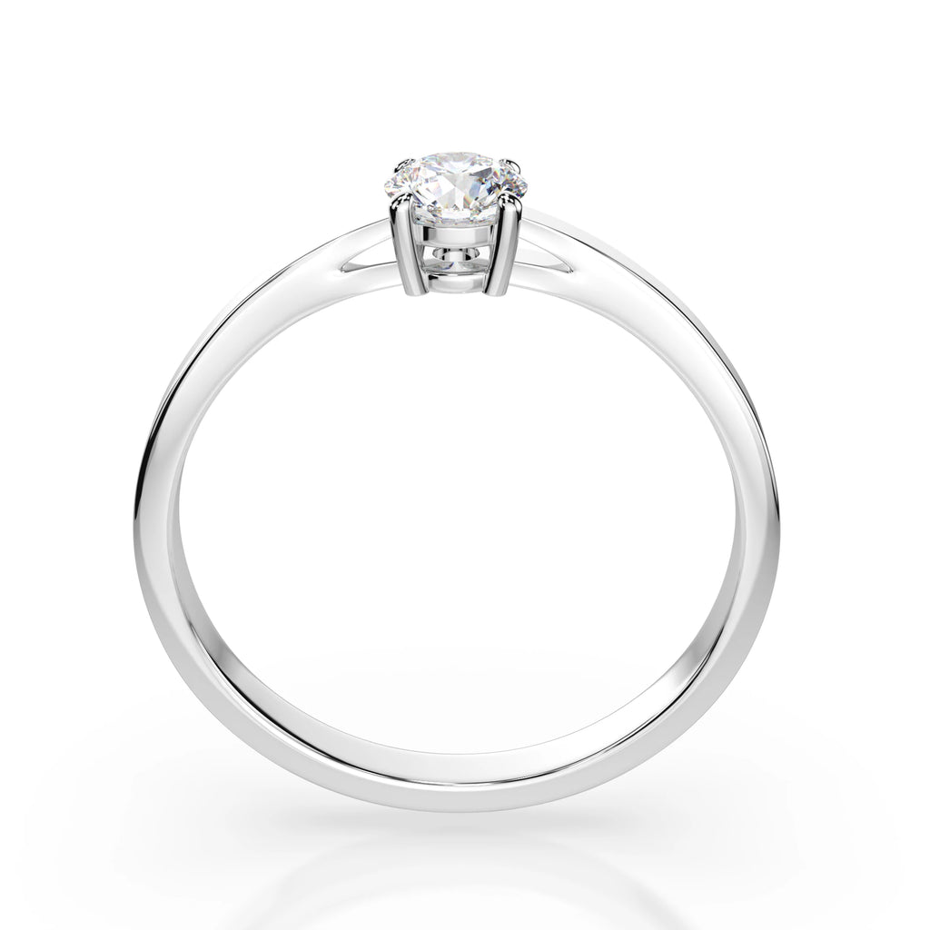 Solitaire Ring (Round), 0.3 ct — 101-10012/1(4.2)