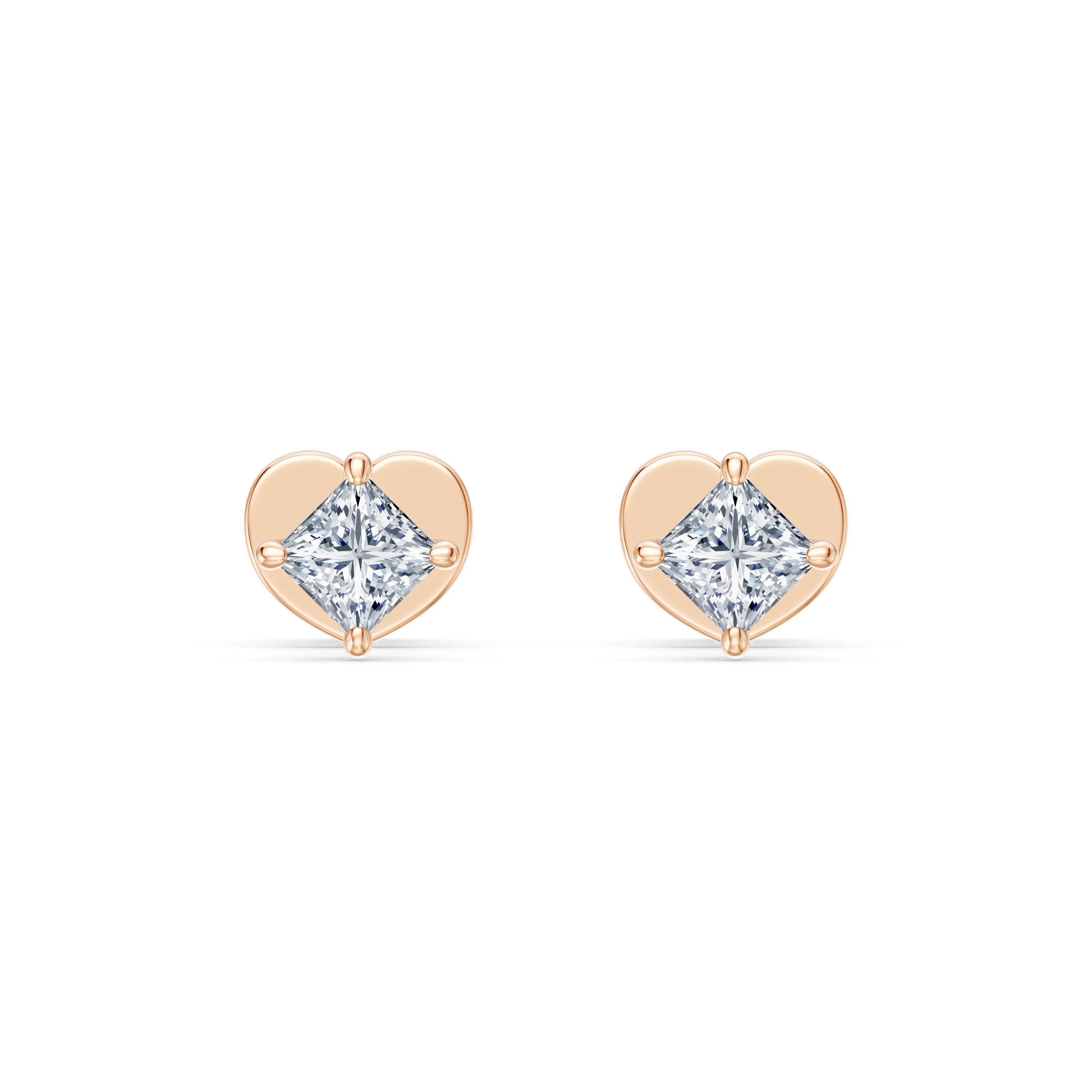 Solitaire Butterfly Earring, 0.34 ct — 102-10116(3.0)PR
