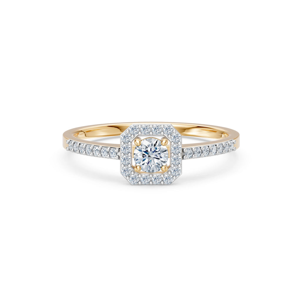 Solitaire Eternity Ring, 0.2 ct — 101-10118/2(3.7)
