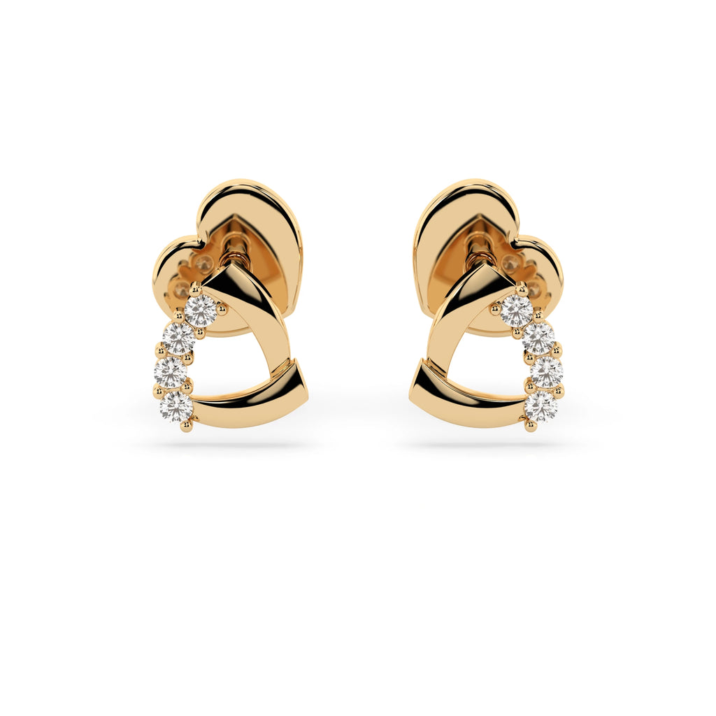 Minimalism Earring (Round), 0.05 ct — 102-10061