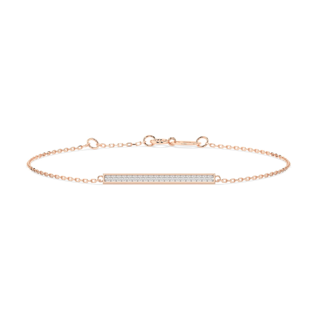 Minimalism Bracelet (Round), 0.1 ct — 105-10017