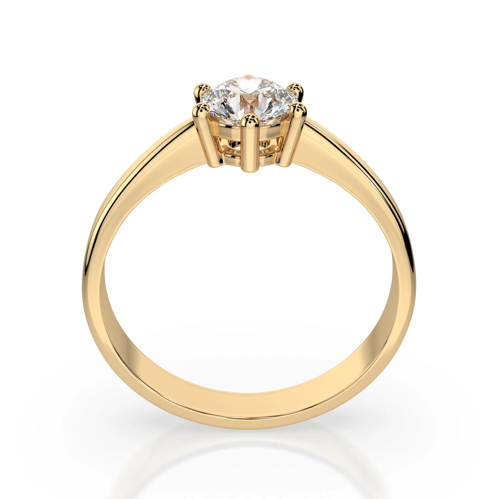 Solitaire Ring (Round), 0.5 ct — 101-10151(5.1)