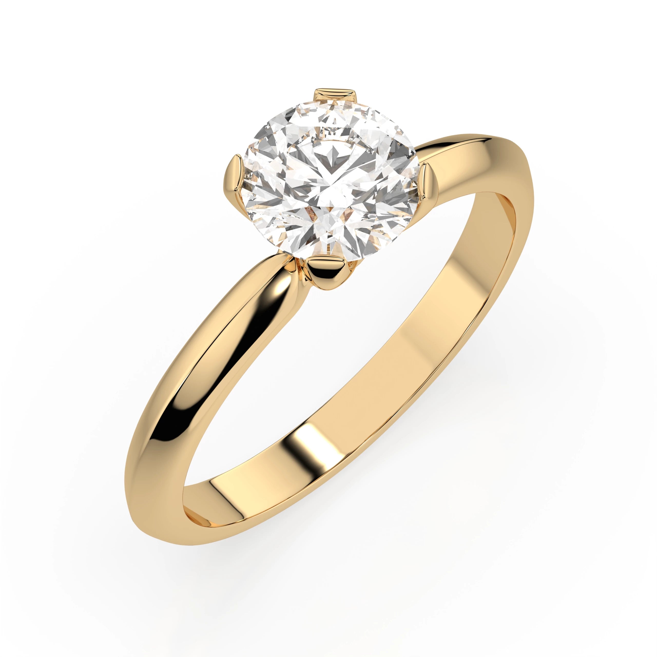 Solitaire Ring (Round), 0.5 ct — 101-10089(5.1)