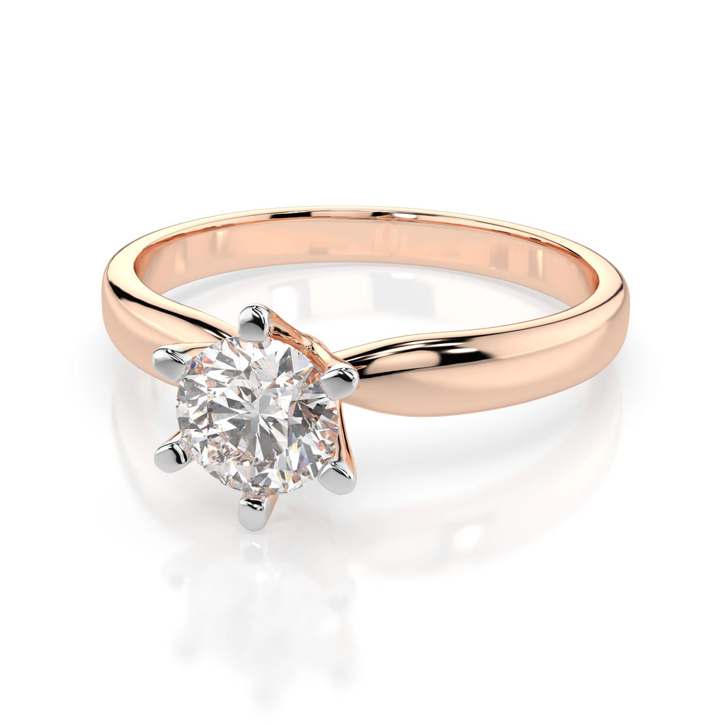 Solitaire Ring (Round), 0.5 ct — 101-10040(5.1)