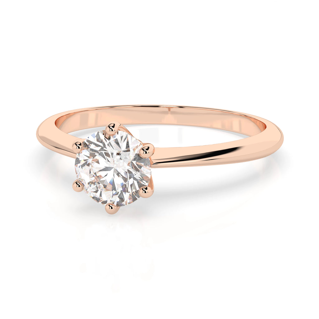 Solitaire Ring (Round), 0.3 ct — 101-10027(4.2)