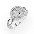 Illusion Ring (Round), 0.15 ct — 101-10073