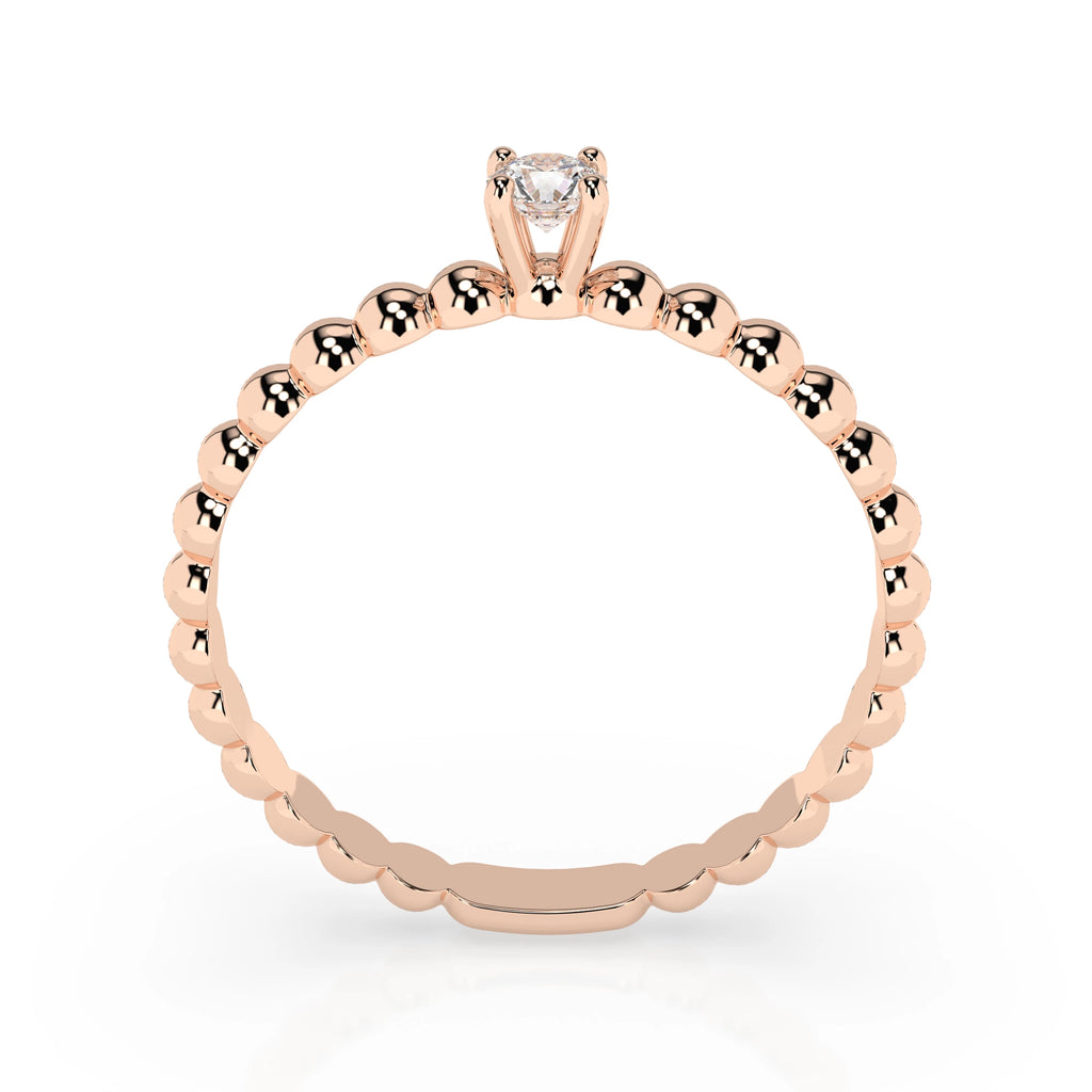 Solitaire Ring (Round), 0.06 ct — 101-10039(2.5)