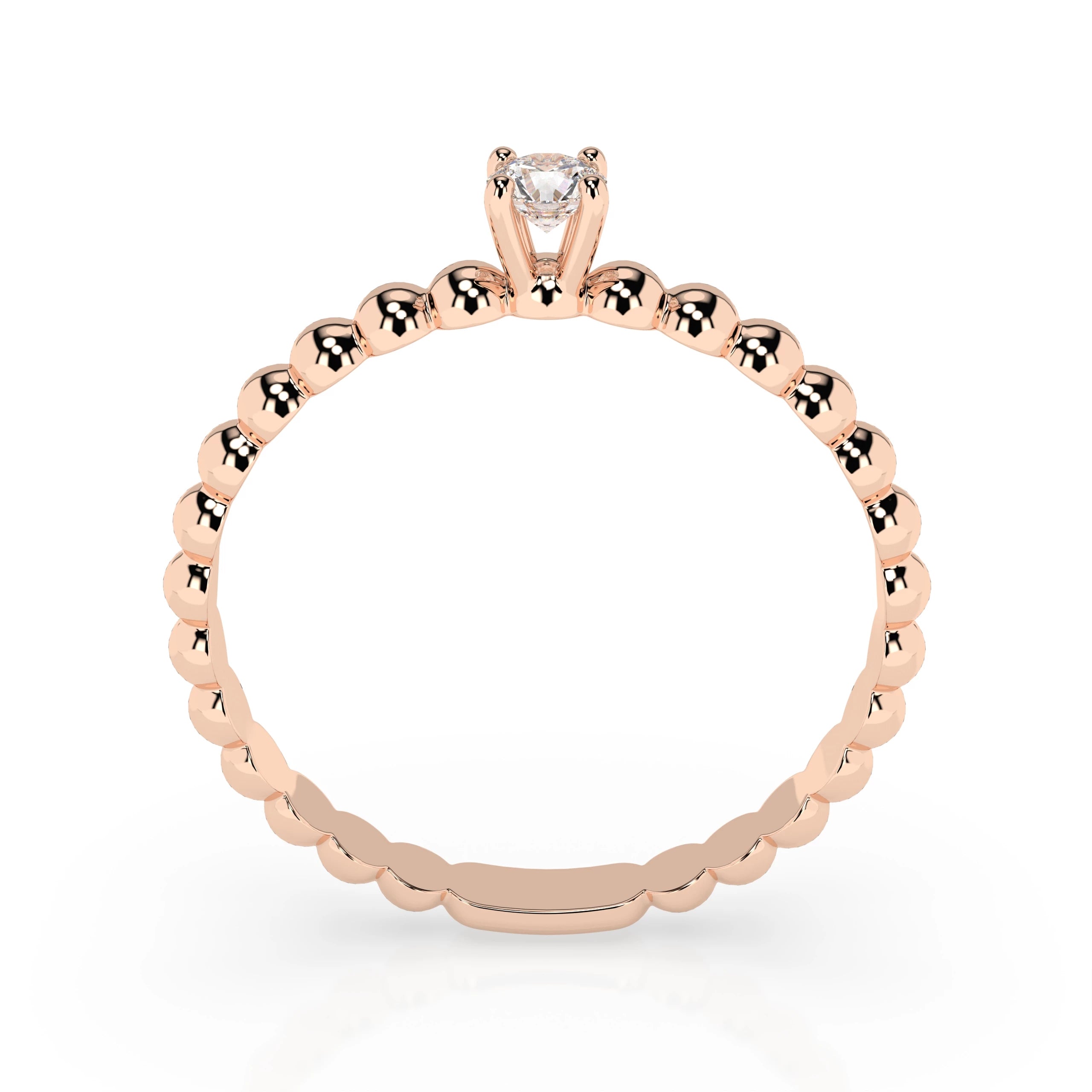 Solitaire Ring (Round), 0.06 ct — 101-10039(2.5)