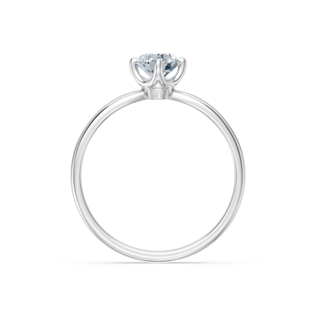 Solitaire Ring, 0.45 ct — 101-10041(4.8)