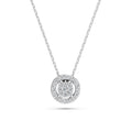 Illusion Necklace (Round), 0.03 ct — 104-10002(2.0)
