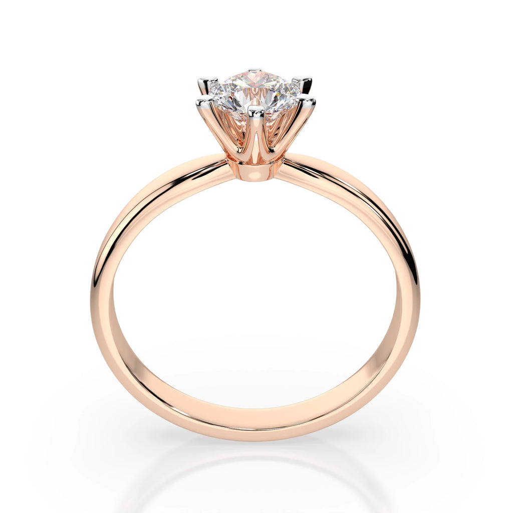 Solitaire Ring (Round), 0.5 ct — 101-10040(5.1)