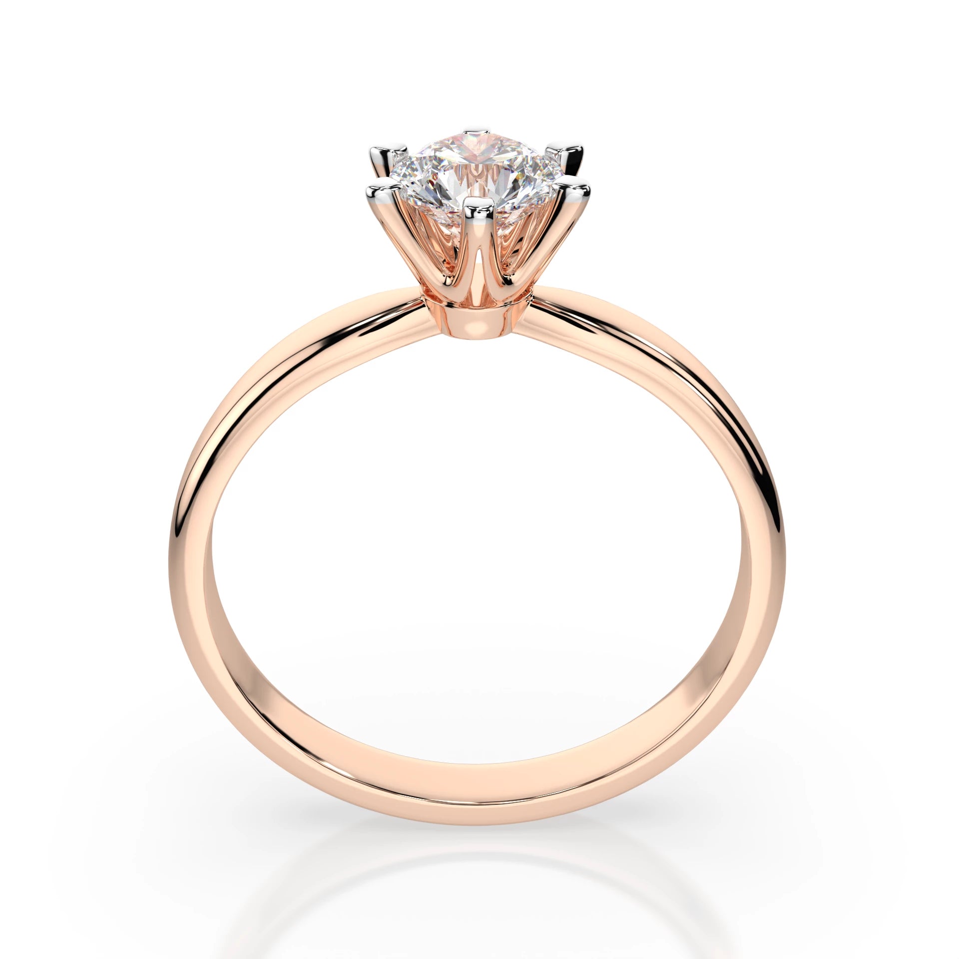 Solitaire Ring (Round), 0.5 ct — 101-10040(5.1)