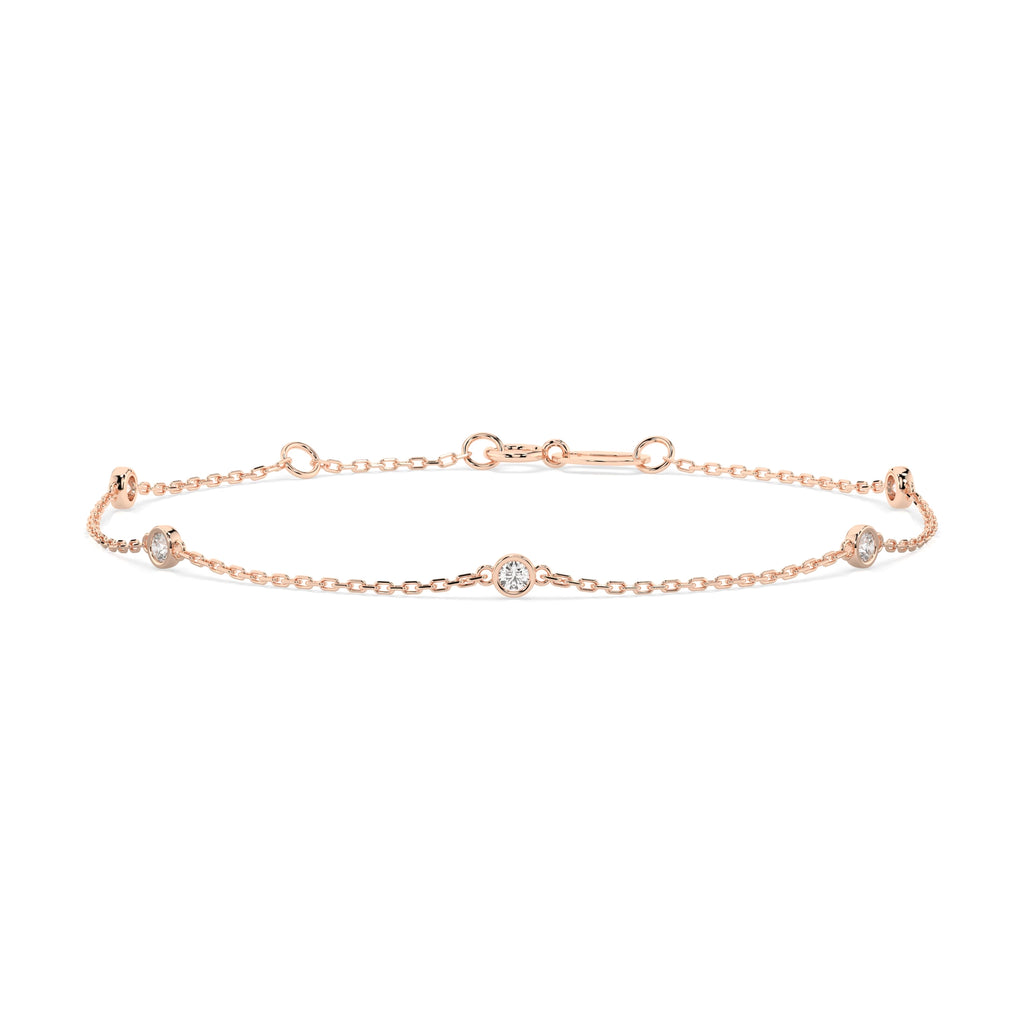 Minimalism Bracelet (Round), 0.14 ct — 105-10008/5(1.9)