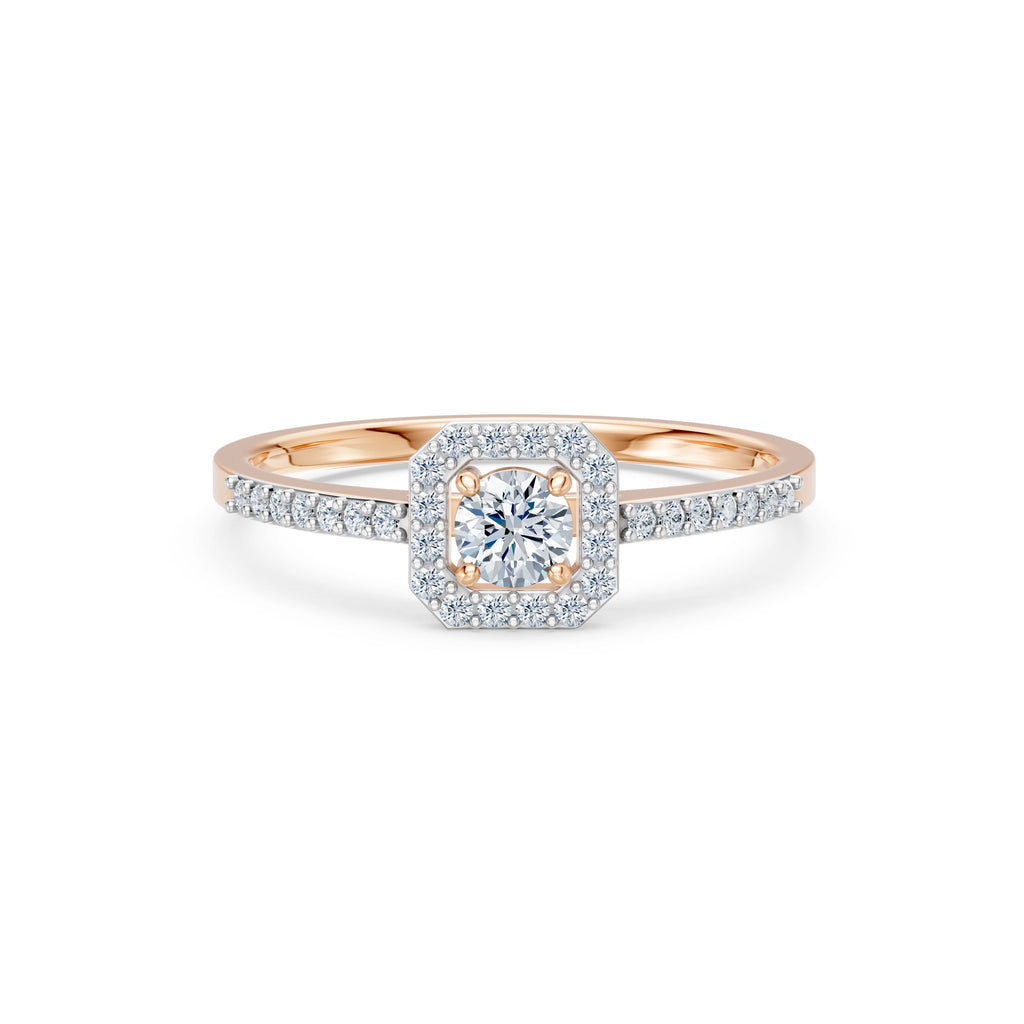 Solitaire Eternity Ring, 0.2 ct — 101-10118/2(3.7)