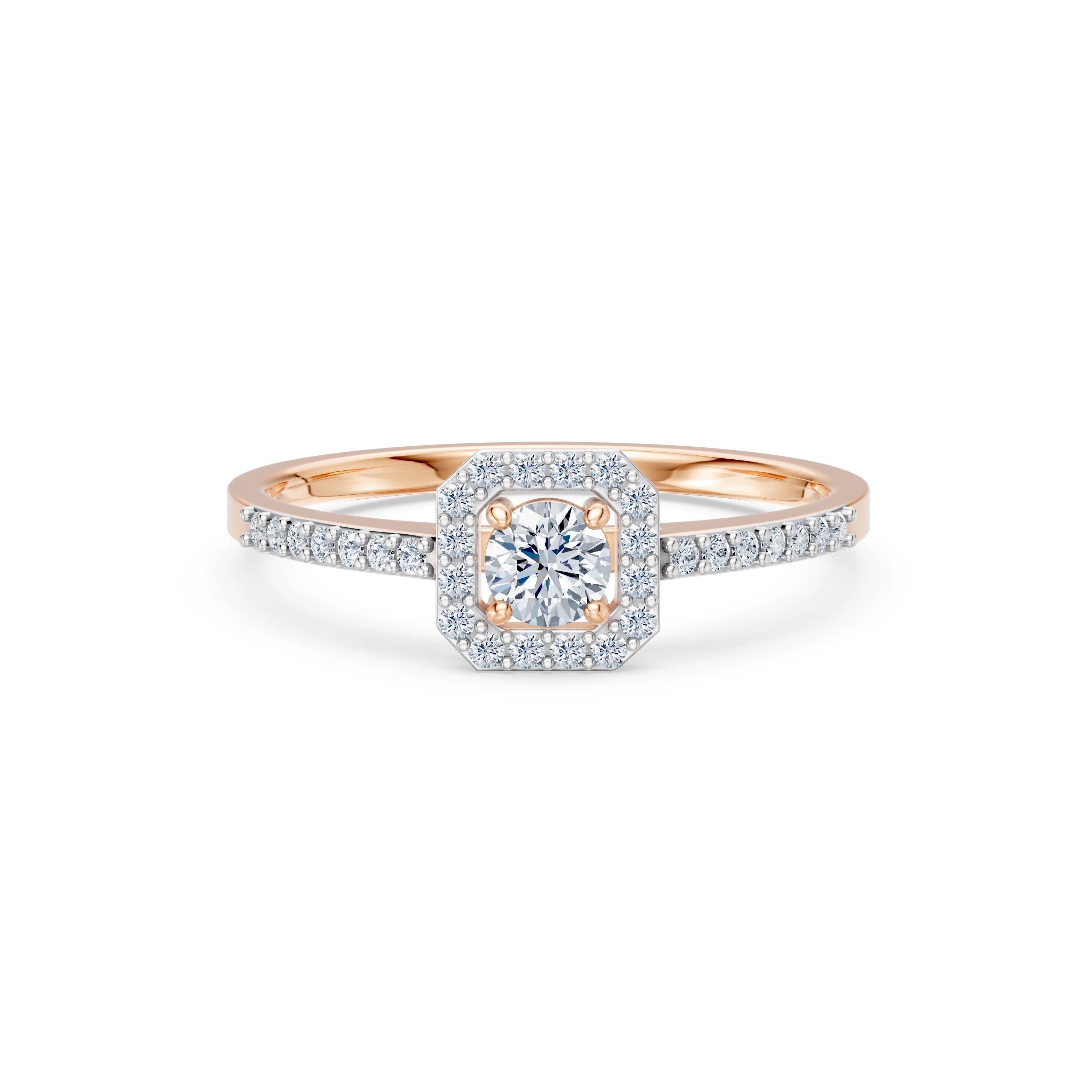 Solitaire Eternity Ring, 0.2 ct — 101-10118/2(3.7)