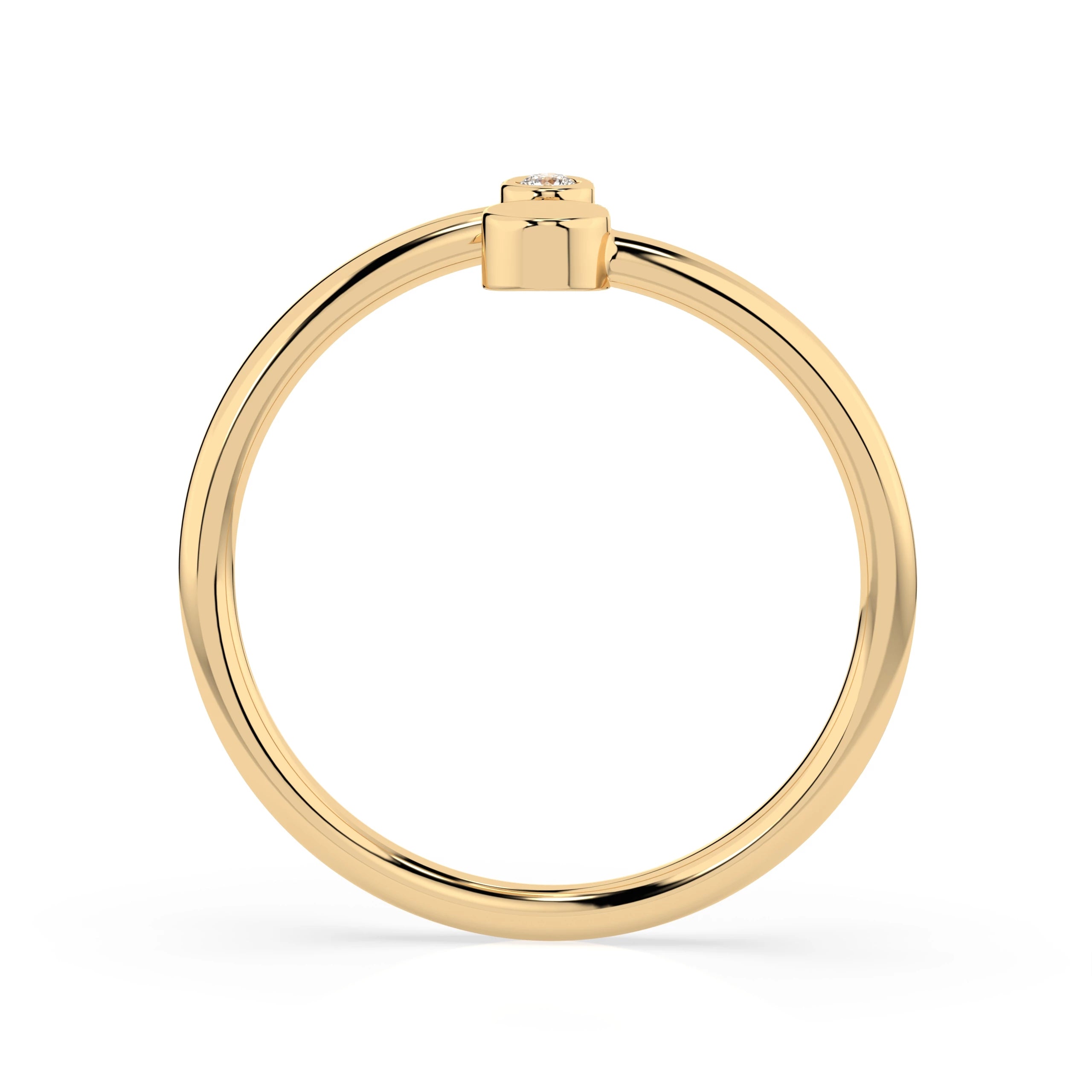 Minimalism Ring (Round), 0.02 ct — 101-10071