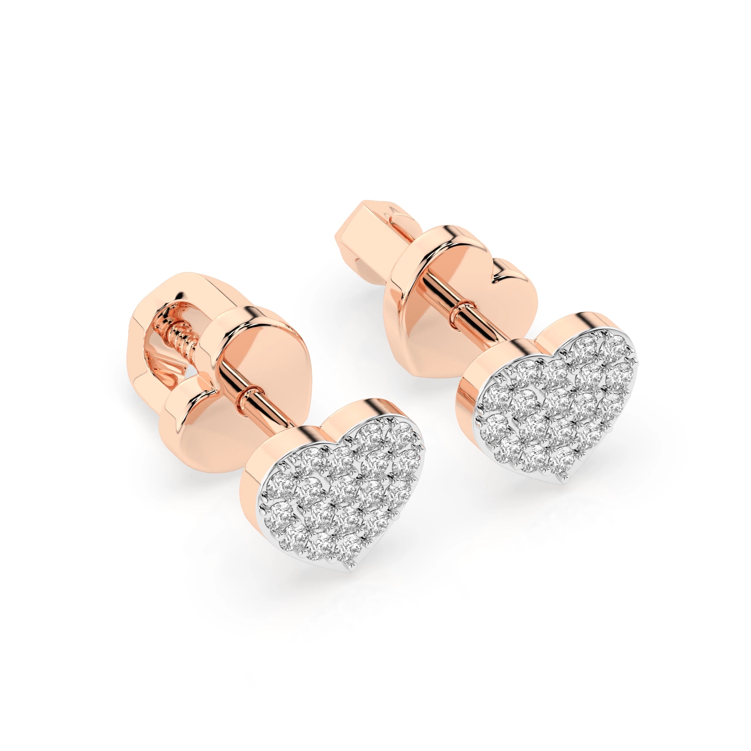 Illusion Earring (Round), 0.18 ct — 102-10097