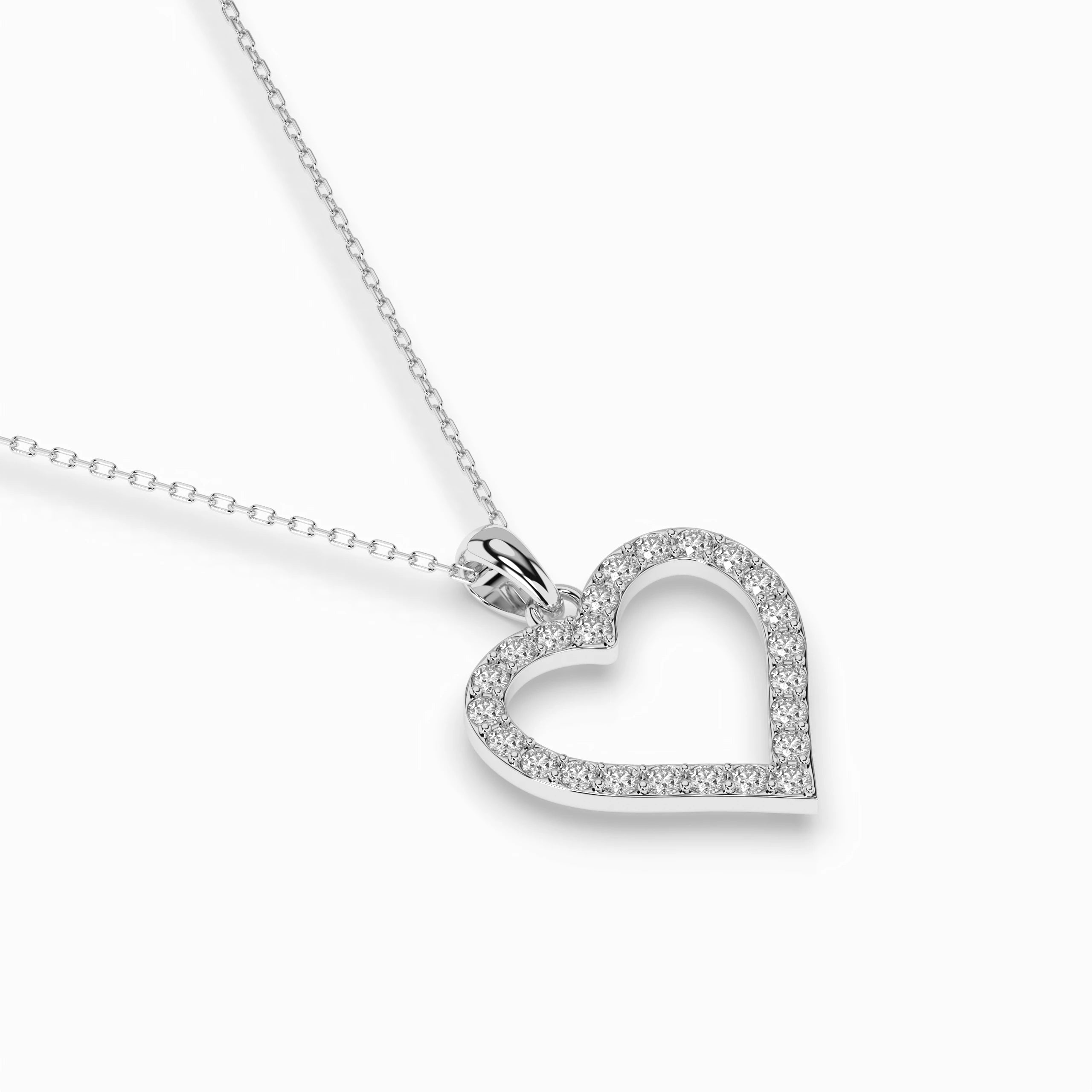 Minimalism Necklace (Round), 0.31 ct — 104-10060
