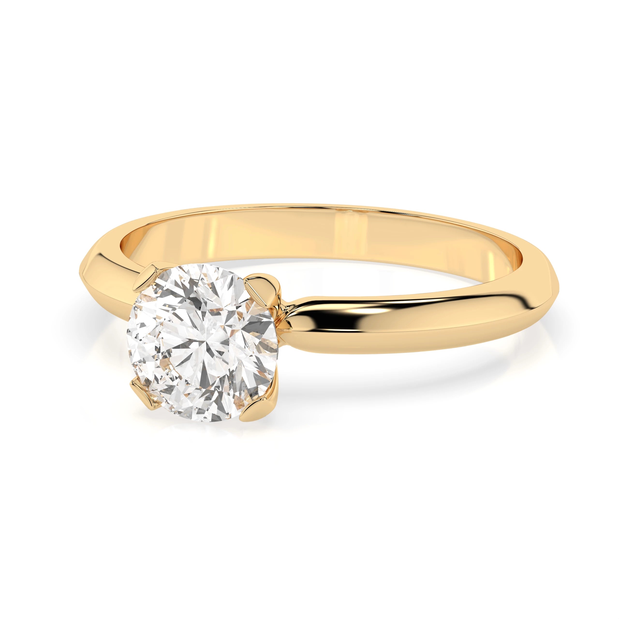 Solitaire Ring (Round), 0.7 ct — 101-10089(5.7)