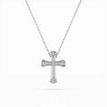 Minimalism Necklace (Round), 0.06 ct — 104-10009