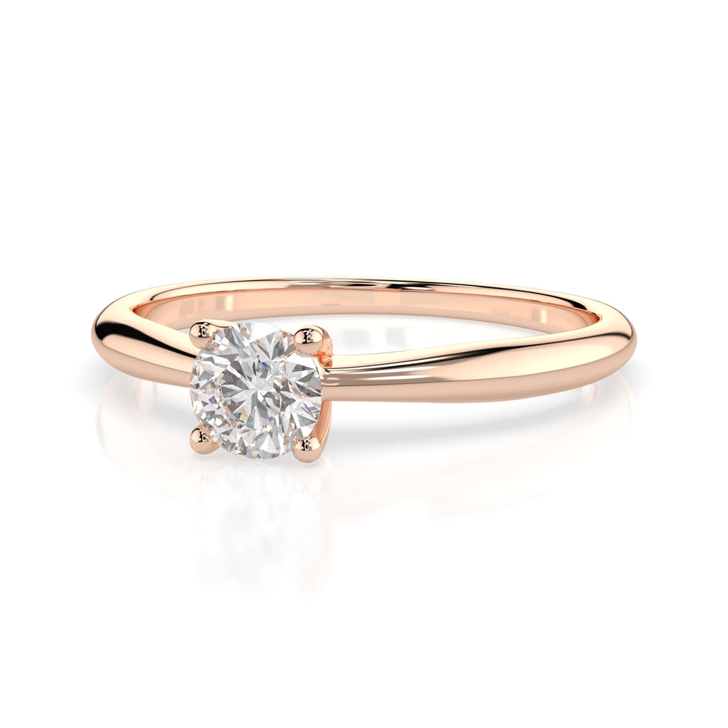Solitaire Ring (Round), 0.35 ct — 101-10021(4.5)