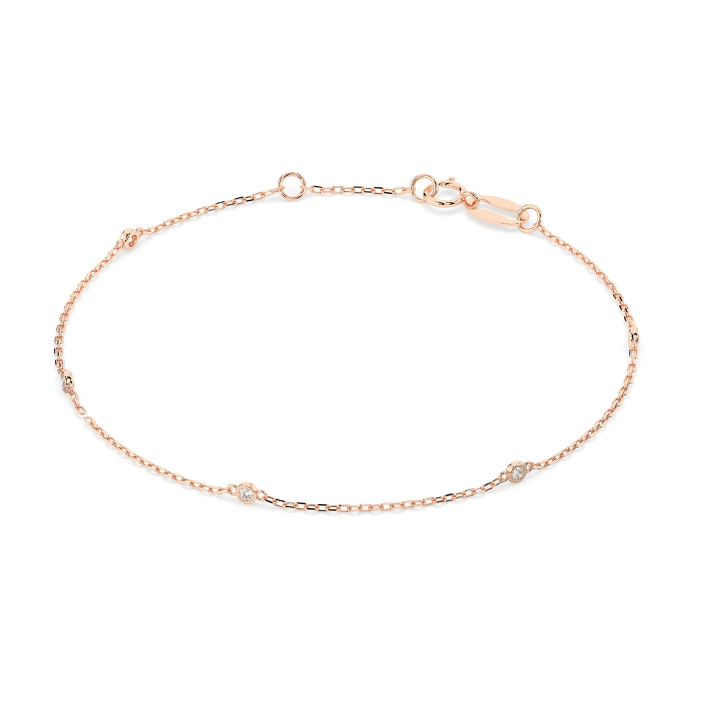Minimalism Bracelet (Round), 0.07 ct — 105-10008/5(1.4)
