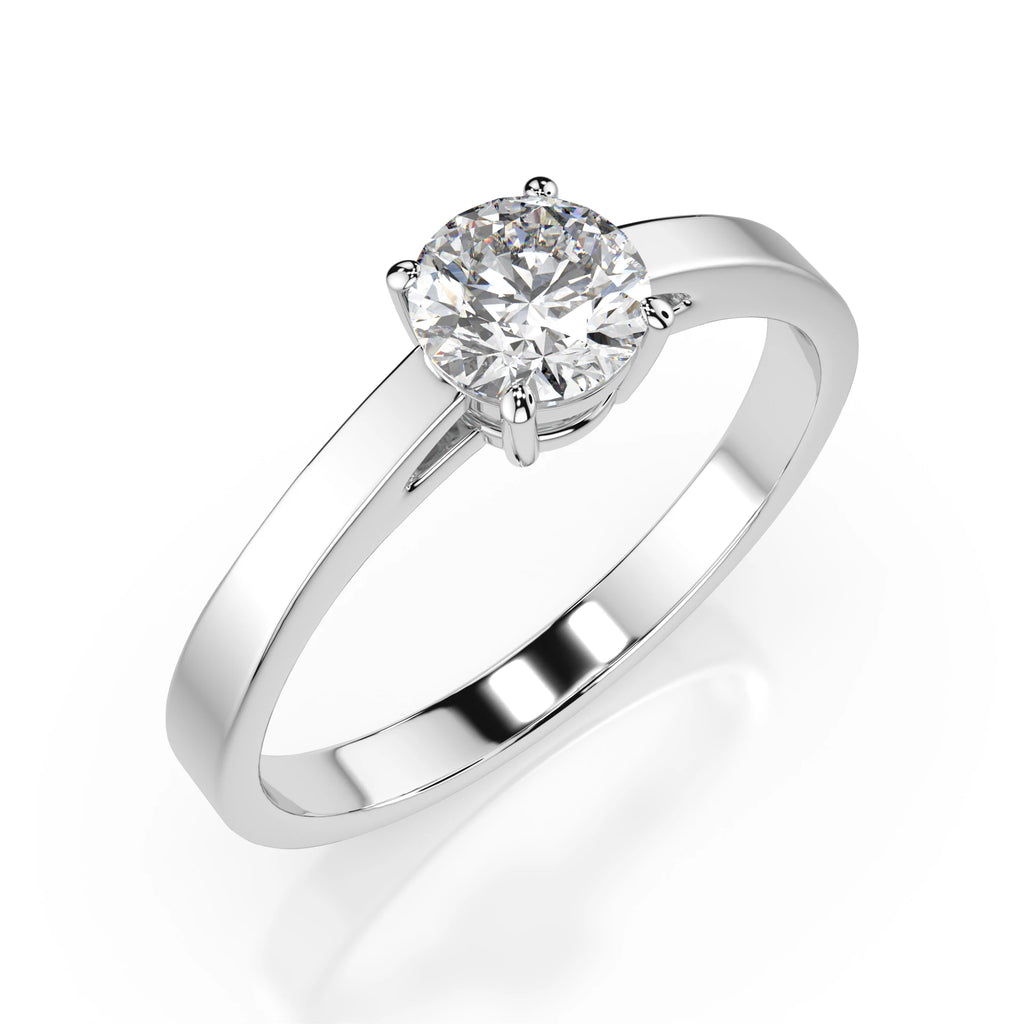 Solitaire Ring (Round), 0.5 ct — 101-10012/1(5.1)