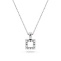 Minimalism Necklace (Round), 0.06 ct — 104-10079