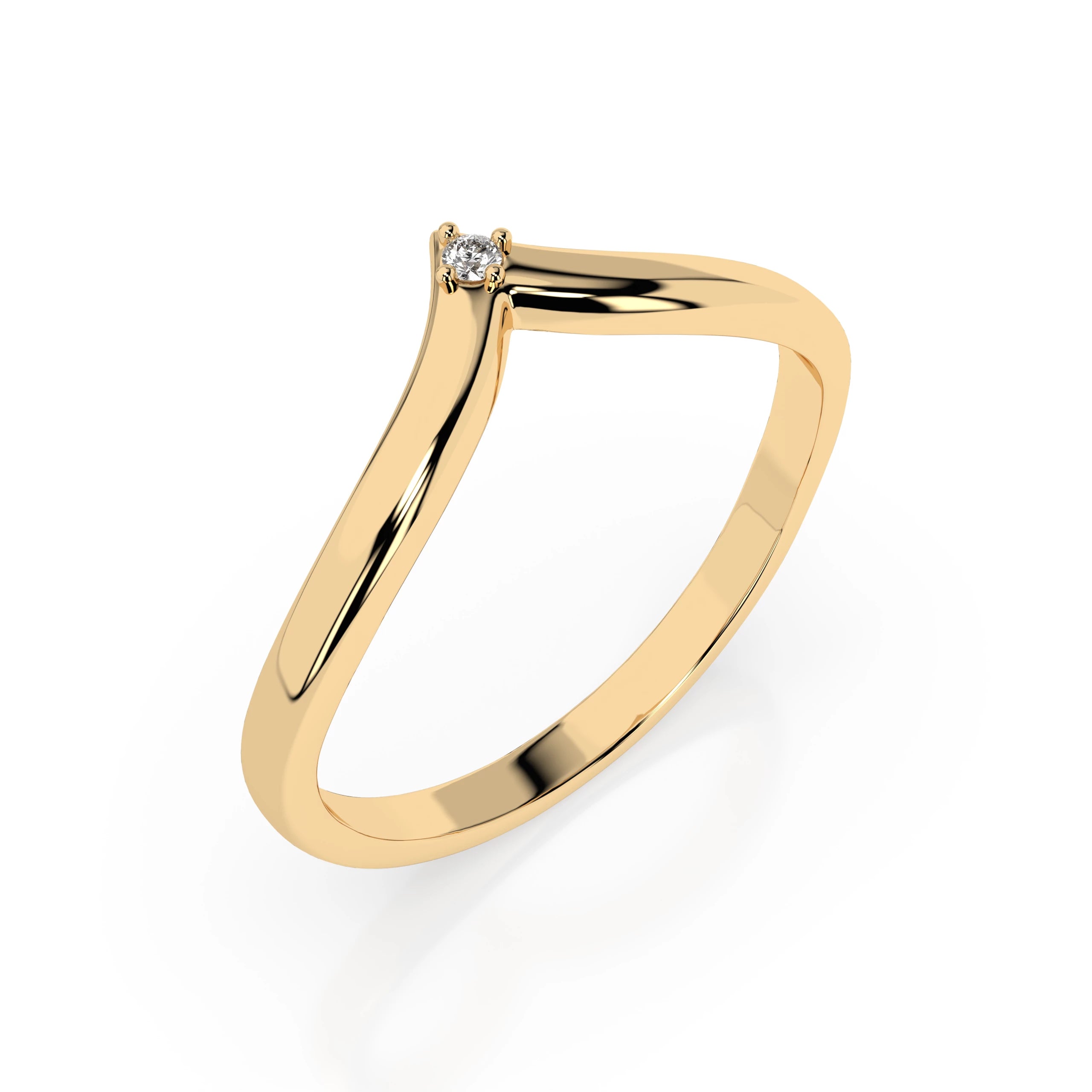 Minimalism Ring (Round), 0.01 ct — 101-10161/3