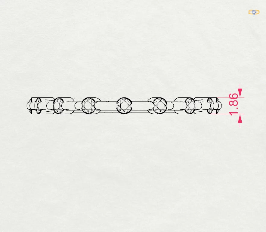 Eternity Ring (Round), 0.18 ct — 101-10145