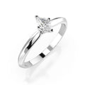 Solitaire Ring (Marquise), 0.1 ct — 101-10181/1(0.10)MARQUISE