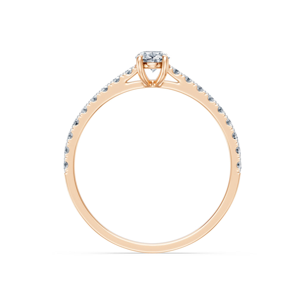 Solitaire Eternity Ring, 0.3 ct — 101-10191(0.30)OV