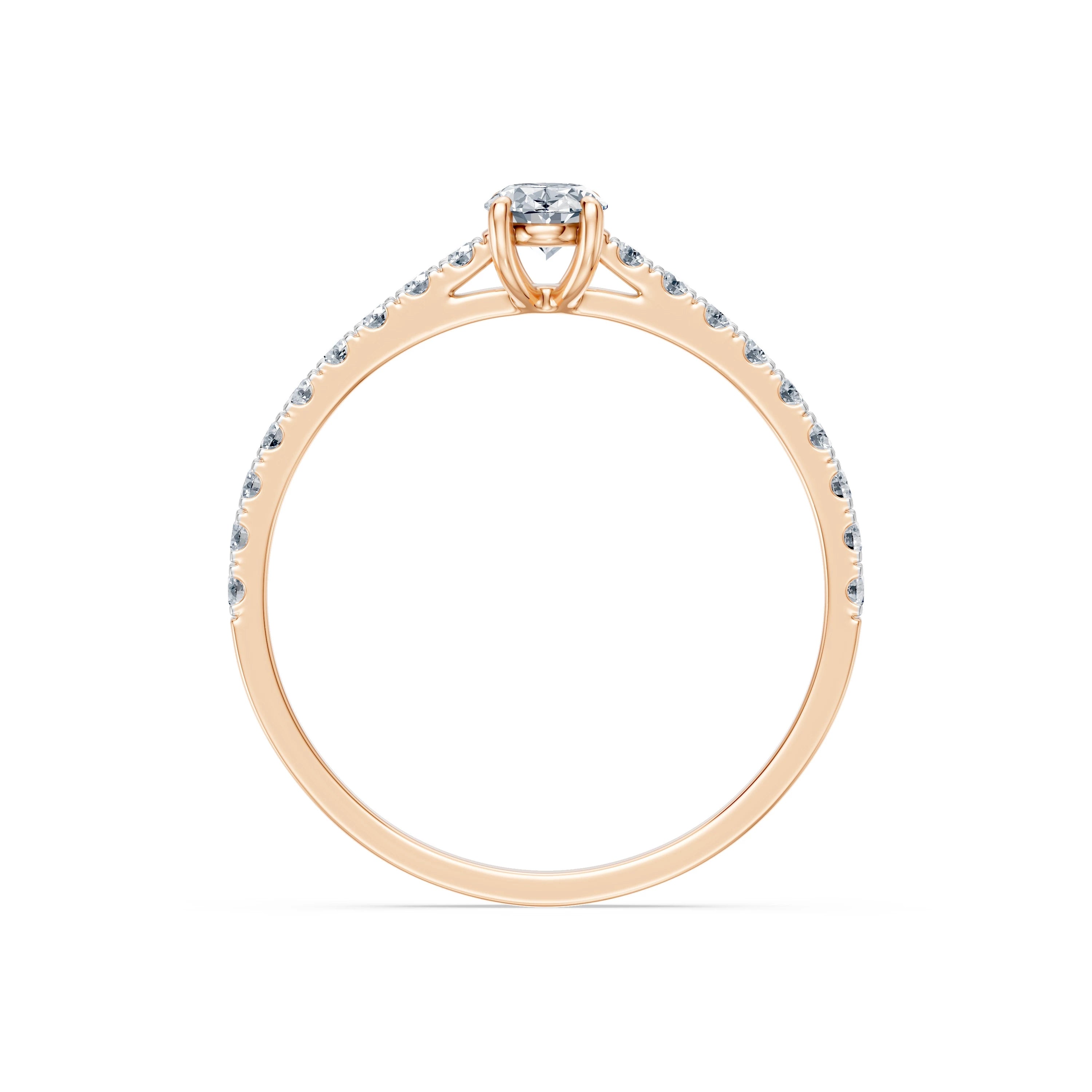 Solitaire Eternity Ring, 0.3 ct — 101-10191(0.30)OV