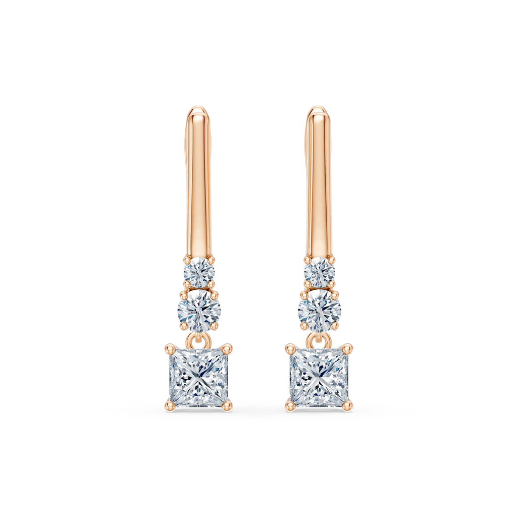 Solitaire Eternity Earring, 0.6 ct — 102-10143(0.30)PR