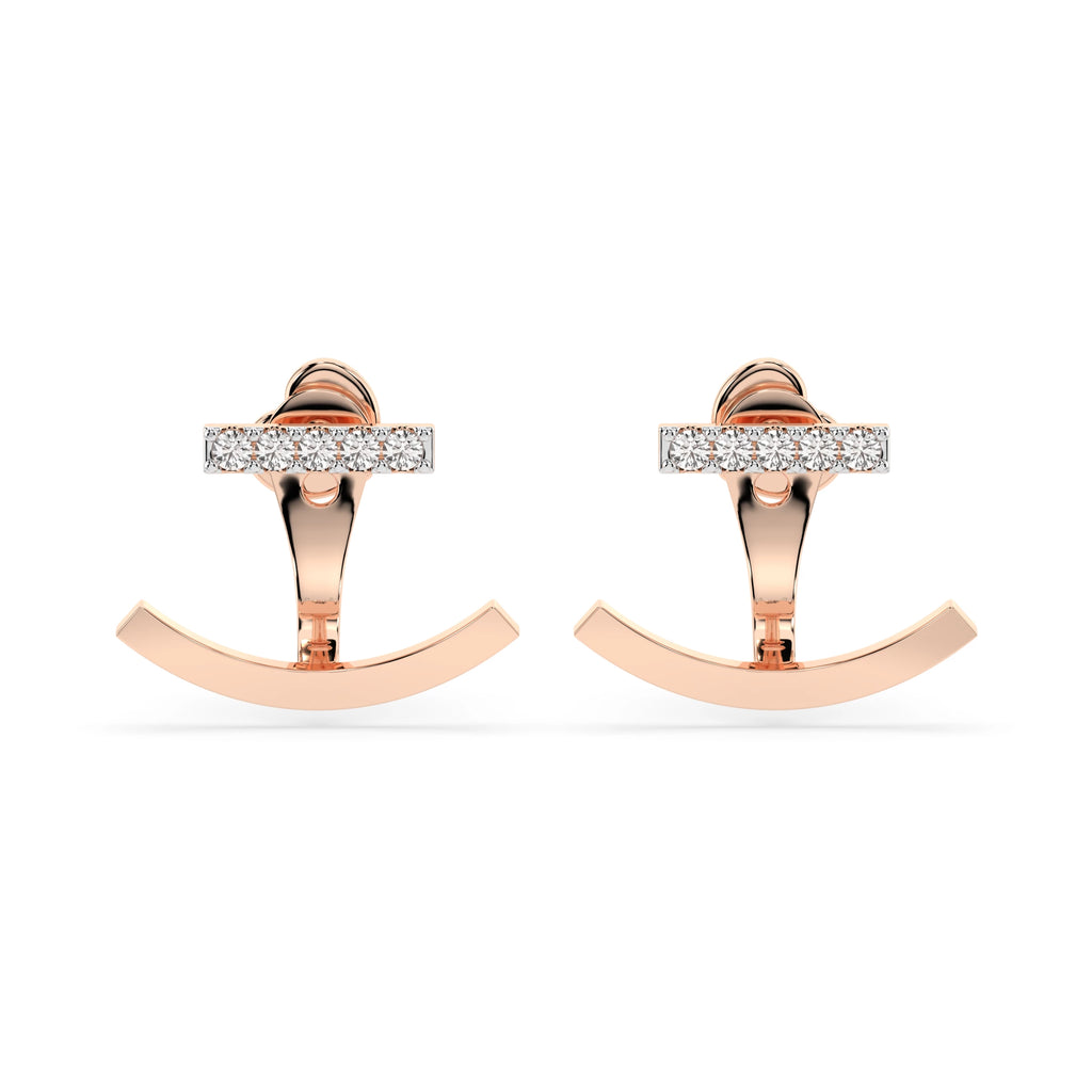 Minimalism Earring (Round), 0.15 ct — 102-10084