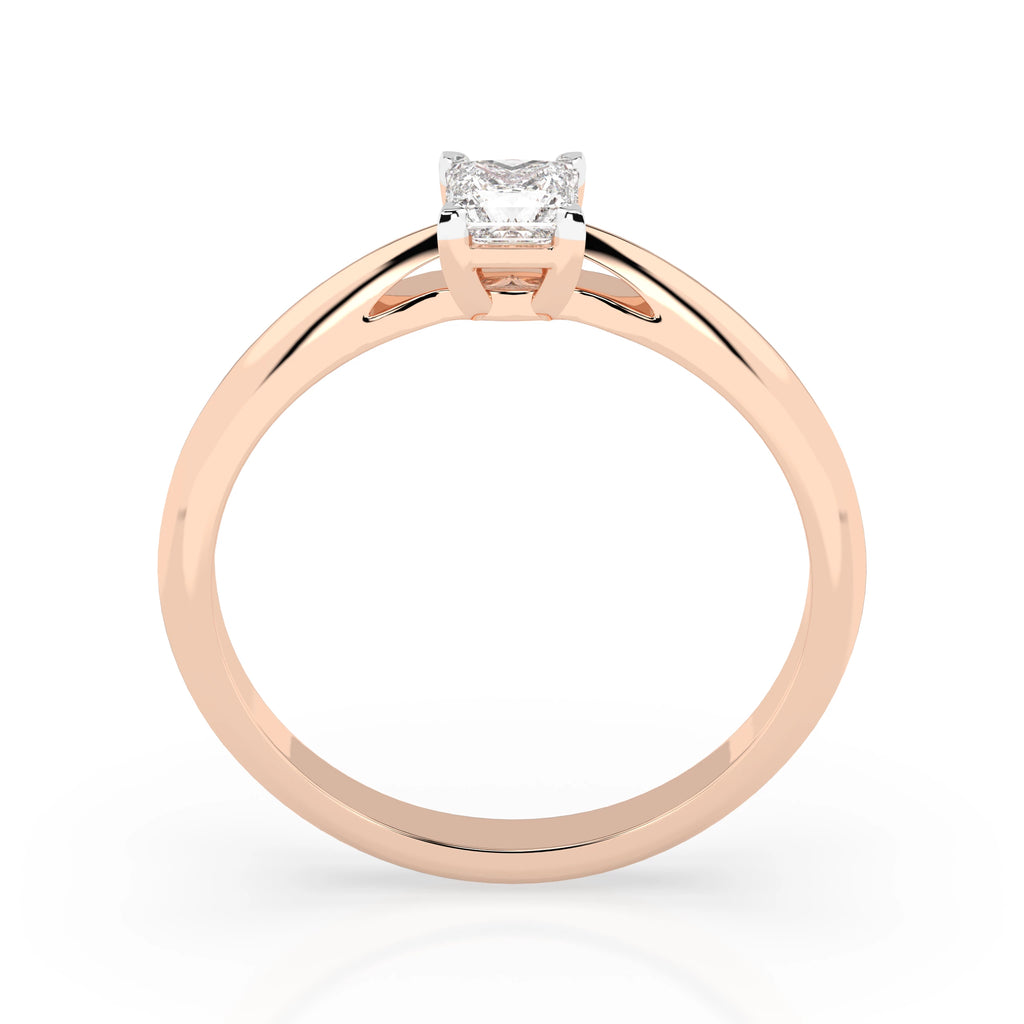 Solitaire Ring (Princess), 0.3 ct — 101-10190(0.30)PR