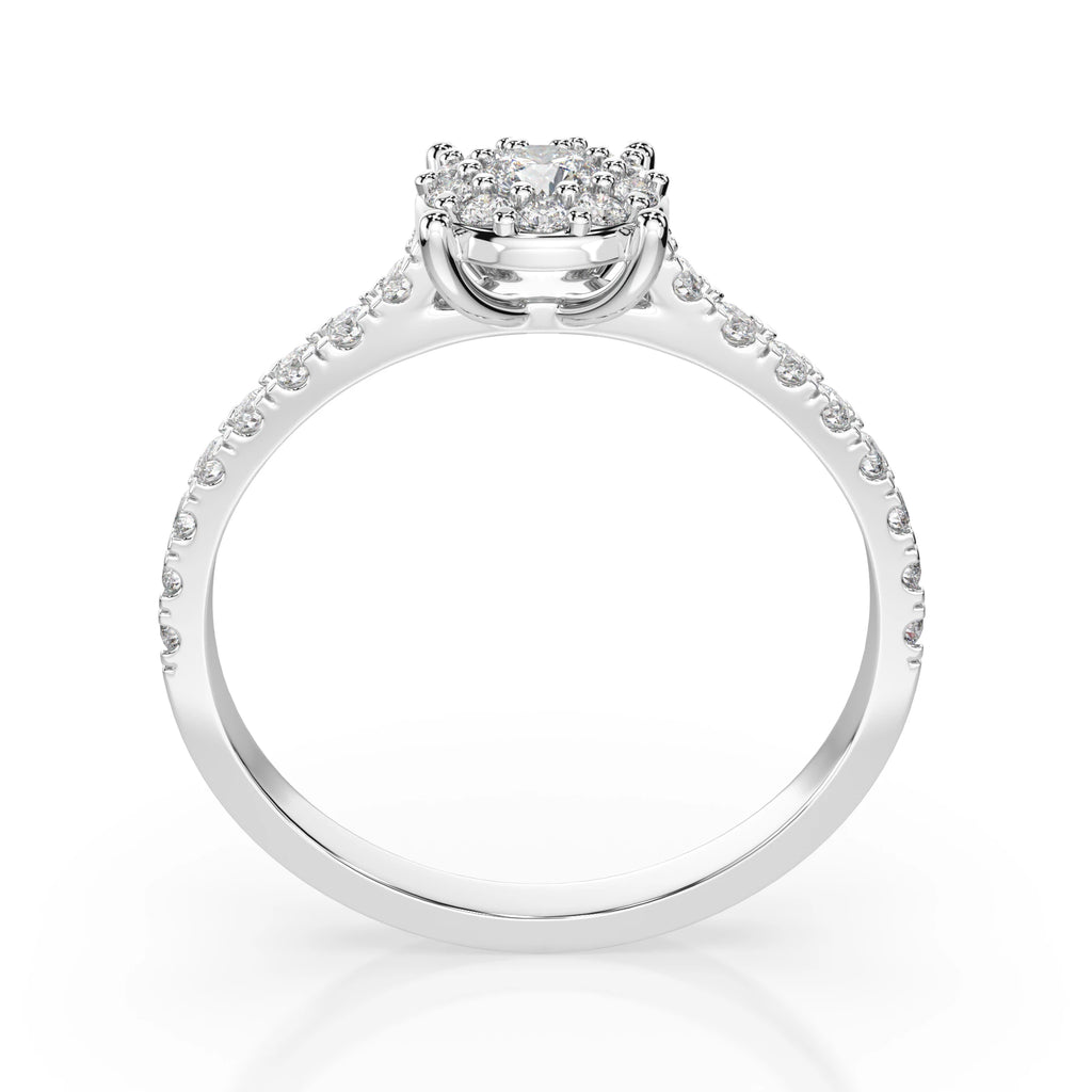 Solitaire Eternity Ring (Round), 0.1 ct — 101-10017(3.0)