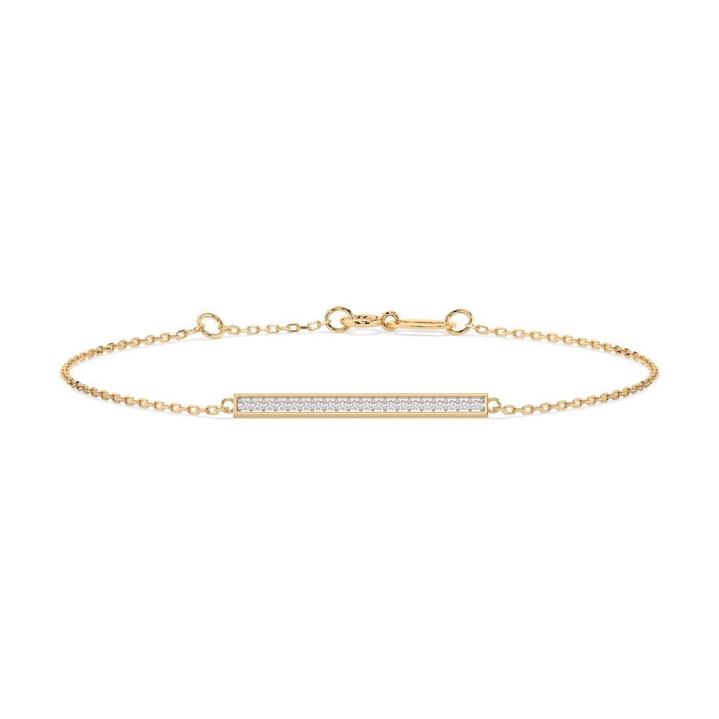 Minimalism Bracelet (Round), 0.1 ct — 105-10017