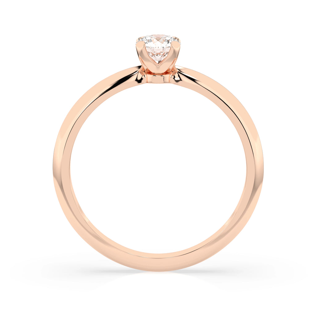 Solitaire Ring (Round), 0.25 ct — 101-10089(4.0)