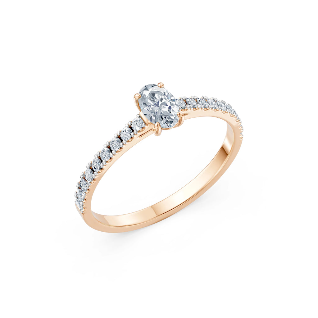 Solitaire Eternity Ring, 0.3 ct — 101-10191(0.30)OV